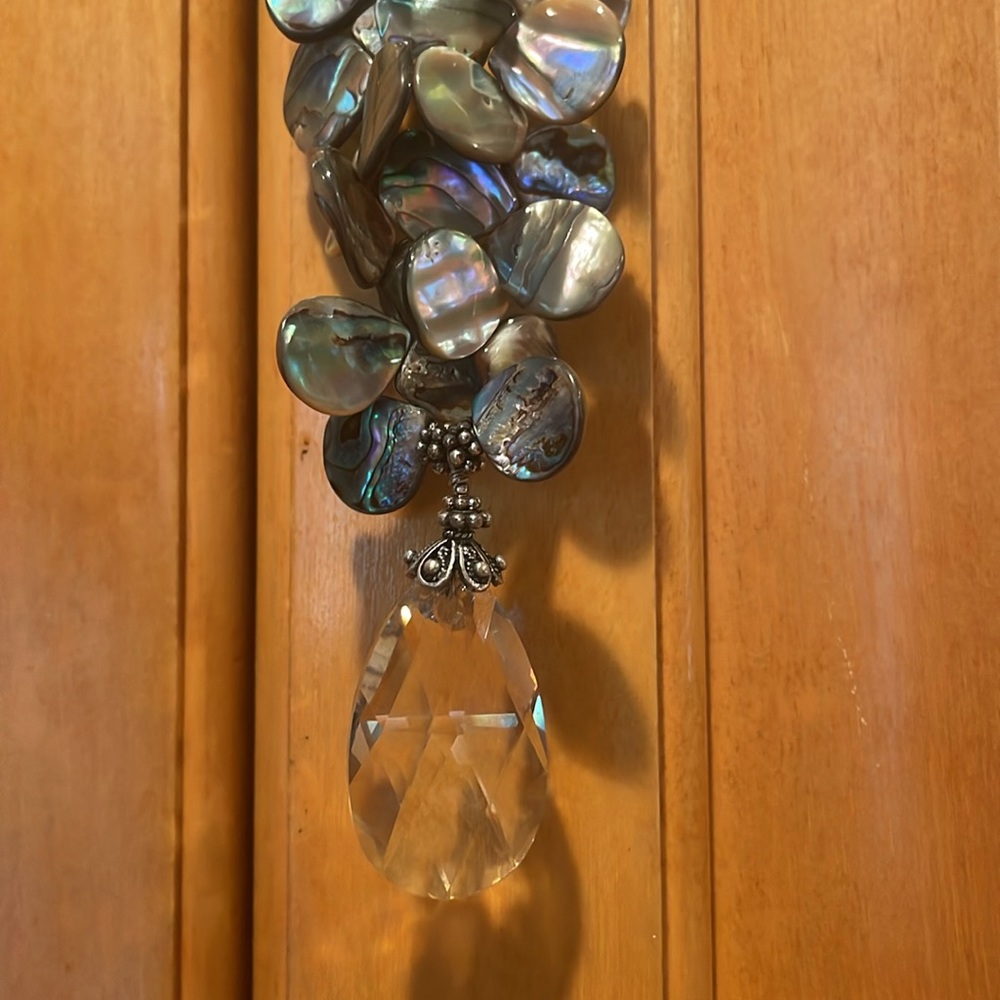 Elegant Multicolor Shell Colored Statement Neckla… - image 5